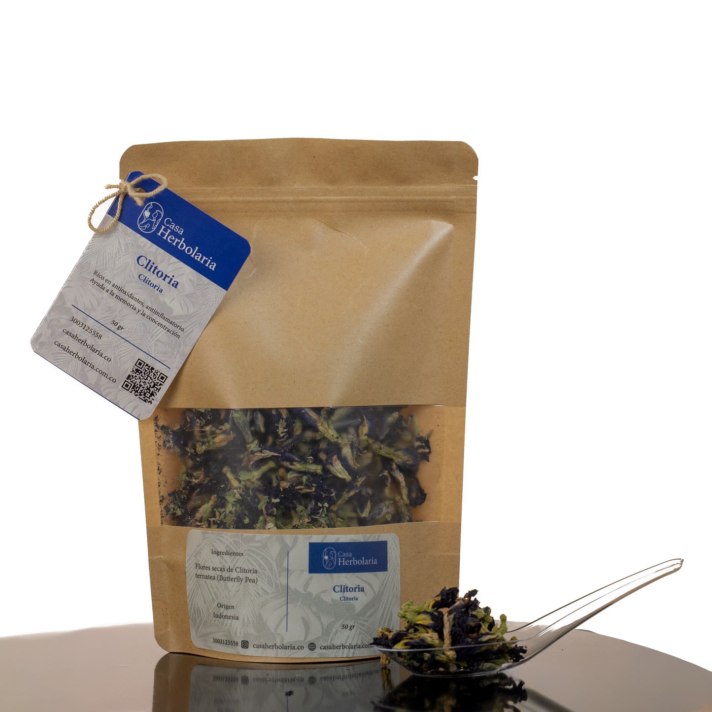 Infusión de Flor de Mariposa Azul (Clitoria)