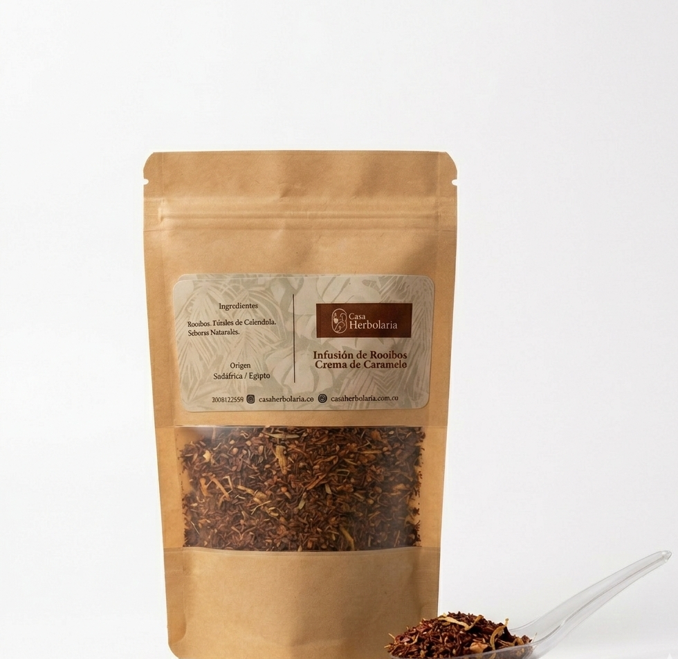 Pack x3 Infusiones de Rooibos - Crema de Caramelo - Vainilla Bourbon Street - Orgánico de durazno