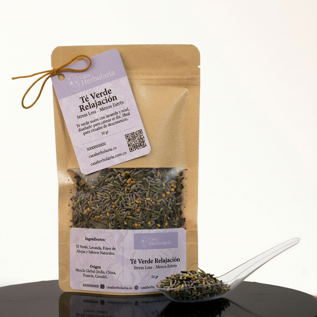 Té Verde Funcional - Relajación: Menos Estrés