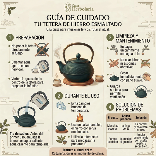 Tetera de Hierro Amarilla 300 ml