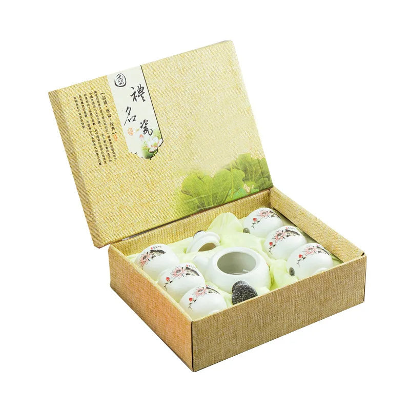 Vajilla para Té - 1 Tetera + 6 Tazas