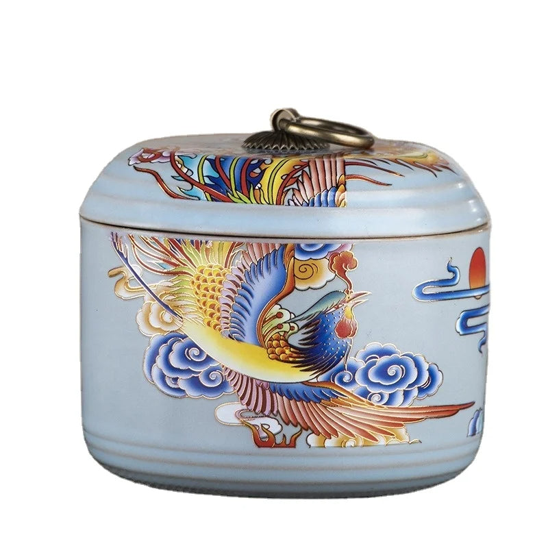 Cuenco Sellado de Cerámica Esmaltada para Té o Café