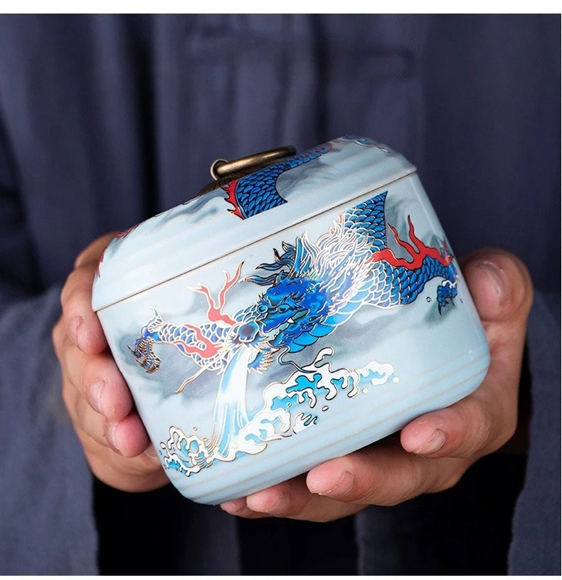 Cuenco Sellado de Cerámica Esmaltada para Té o Café