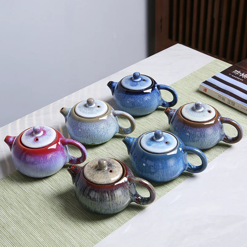 Vajilla para Té Portátil de Cerámica Kung Fu con Maleta de Viaje