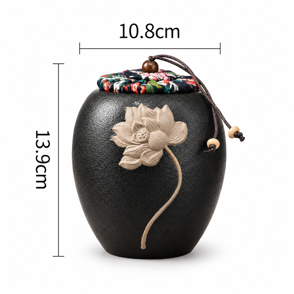 Cuencos para Té con Relieve de Loto - 740 ml