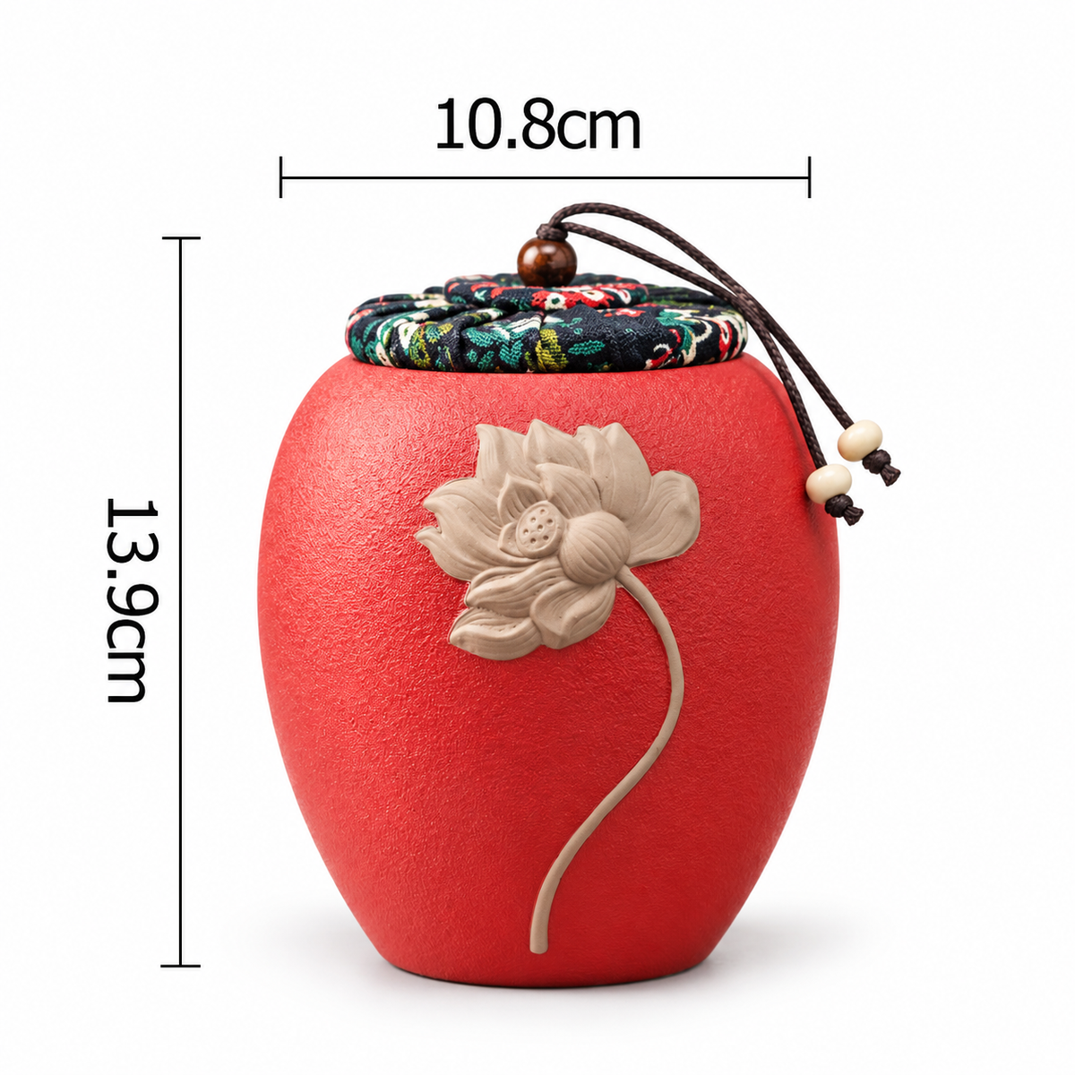 Cuencos para Té con Relieve de Loto - 740 ml