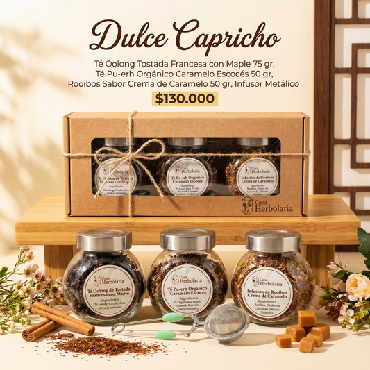 Ritual Dulce Capricho | Kit de 3 Tés + Infusor