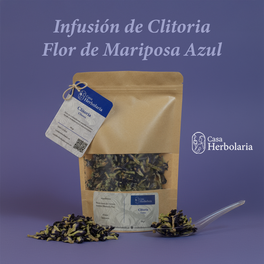 Infusión de Flor de Mariposa Azul (Clitoria)