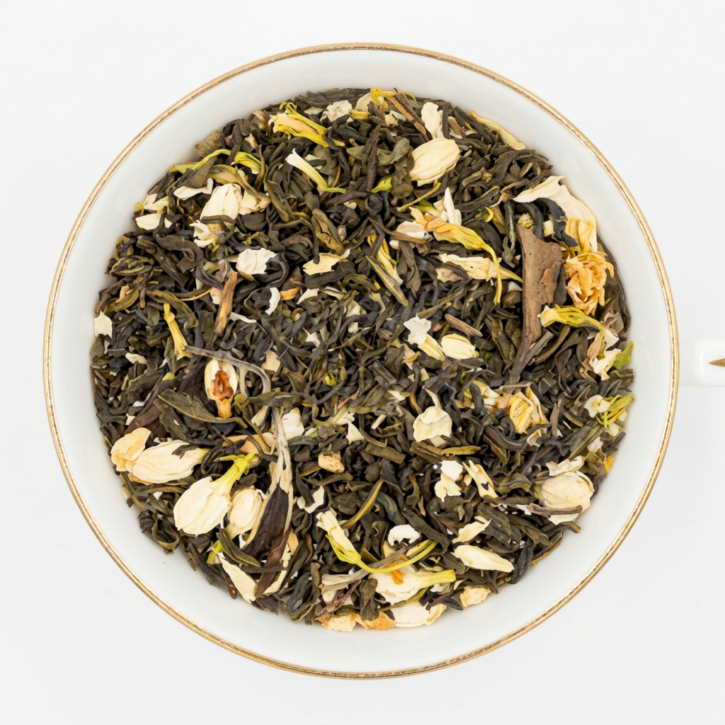 Té Verde con Jazmín y lychee de Shangay