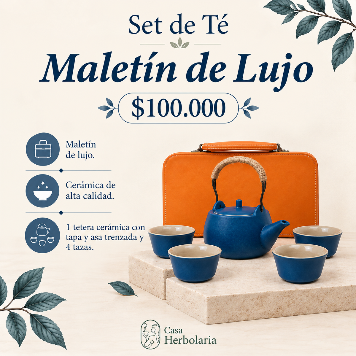 Set de Té - Maletín de Lujo pequeño