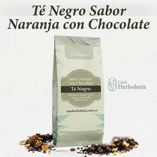 Té Negro Sabor Naranja y Chocolate