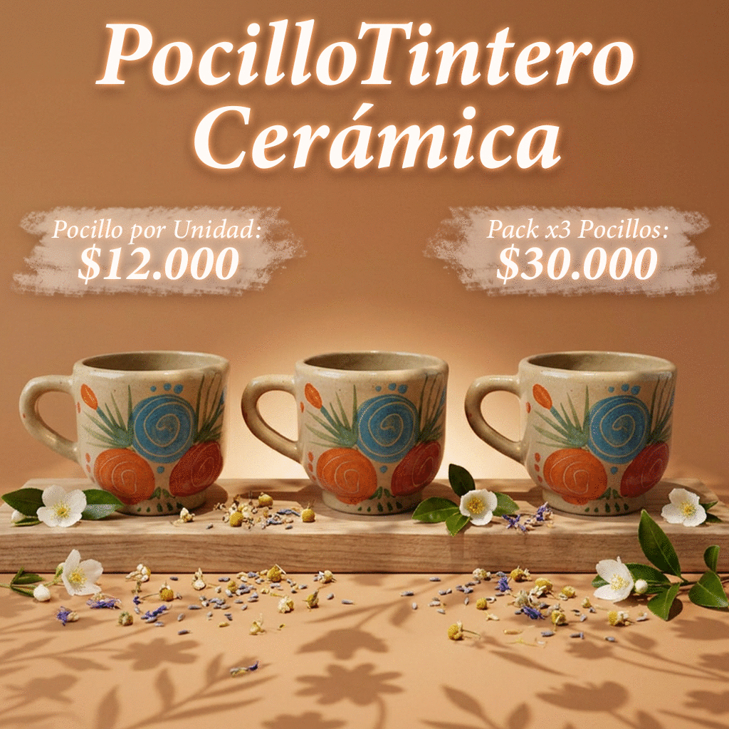 Pocillo Cerámica Tintero