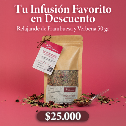 Infusión Relajante de Frambuesa & Verbena