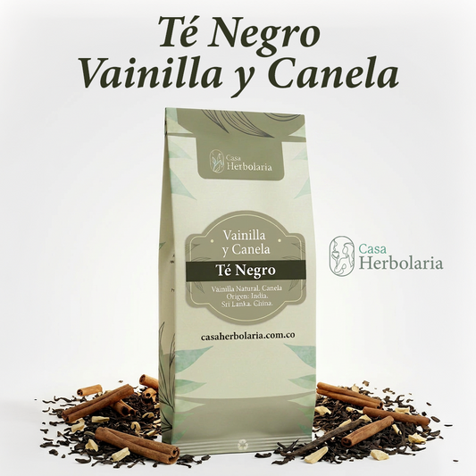 Té Negro Sabor Vainilla y Canela