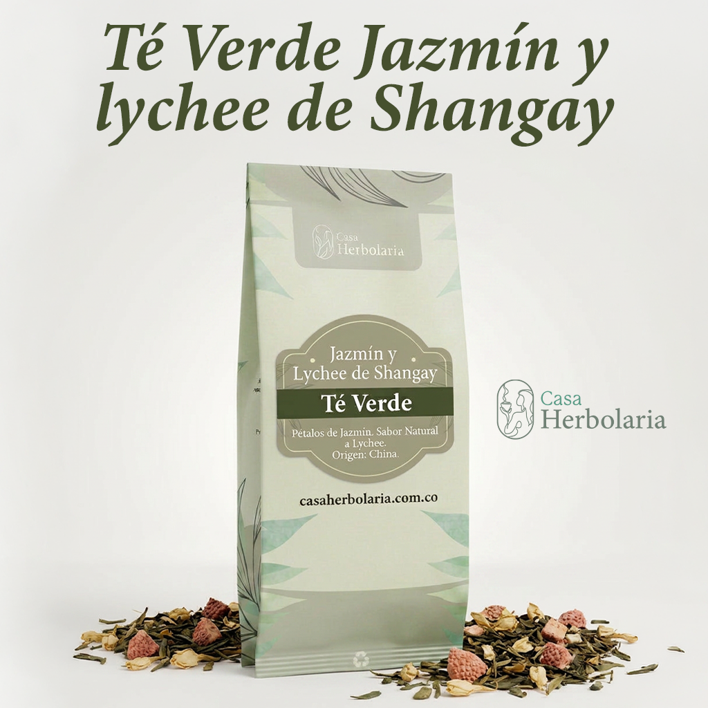 Té Verde con Jazmín y lychee de Shangay
