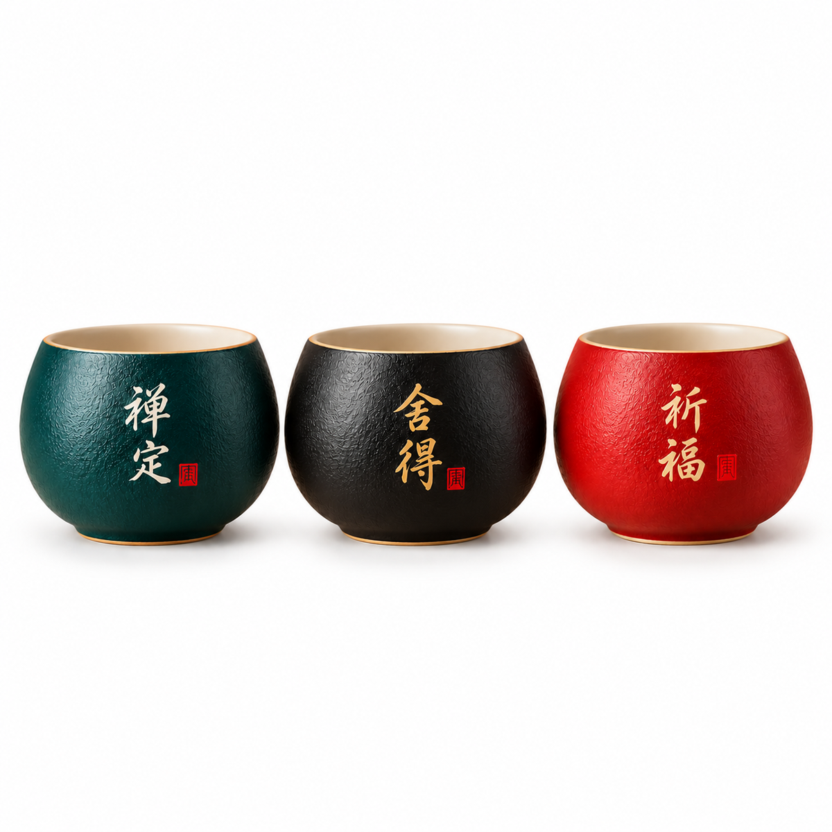 Set de Tazas x6 con Grabado- Caja de Lujo