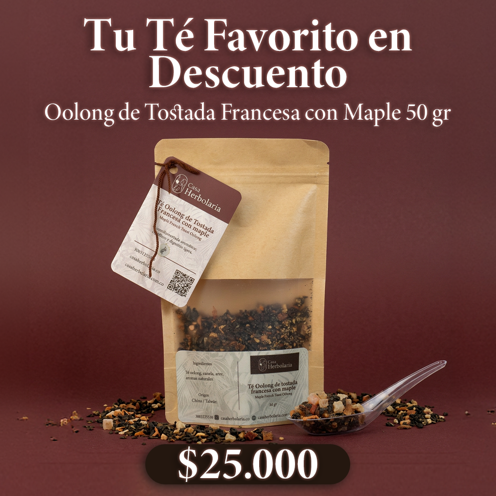 Té Oolong Sabor Tostada Francesa con Maple