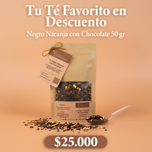 Té Negro Sabor Naranja y Chocolate
