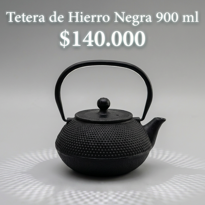 Tetera de Hierro Negra 900 ml