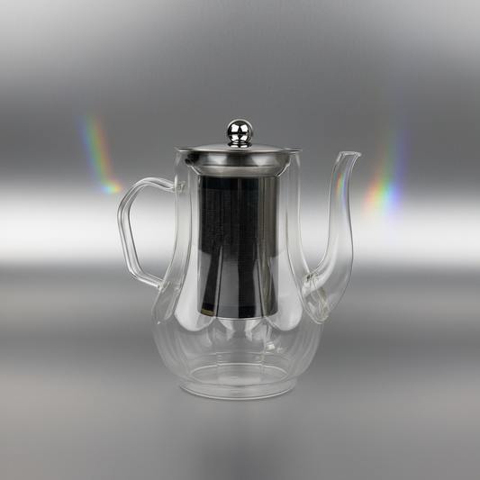 Tetera de Vidrio 800ml con Infusor de Acero Inoxidable