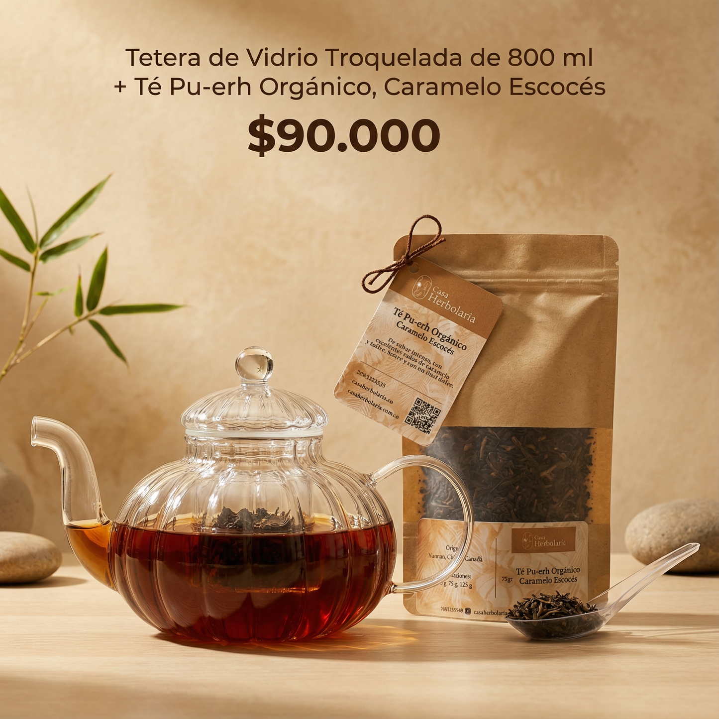 Tetera de Vidrio 800 ml