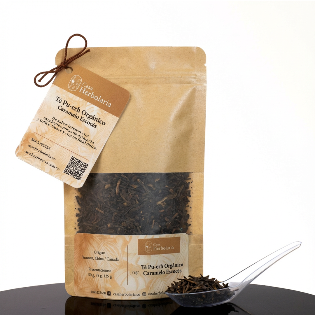 Té Pu-erh Orgánico Caramelo Escocés