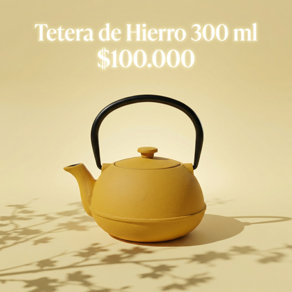 Tetera de Hierro Amarilla 300 ml