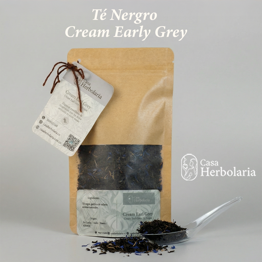 Té Negro Earl Grey Sabor Crema
