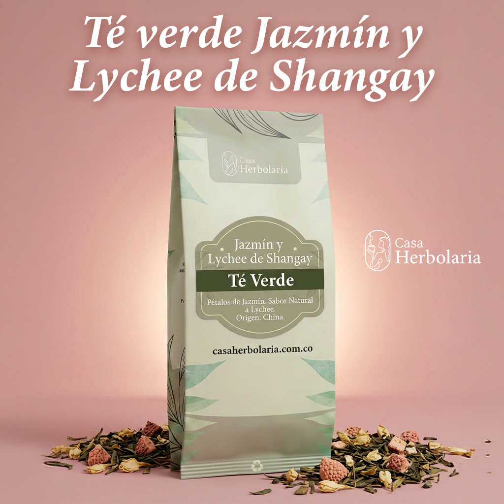 Té Verde con Jazmín y lychee de Shangay