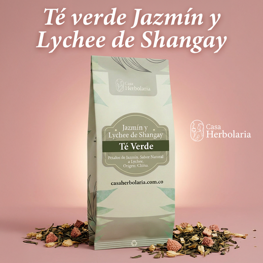 Té Verde con Jazmín y lychee de Shangay