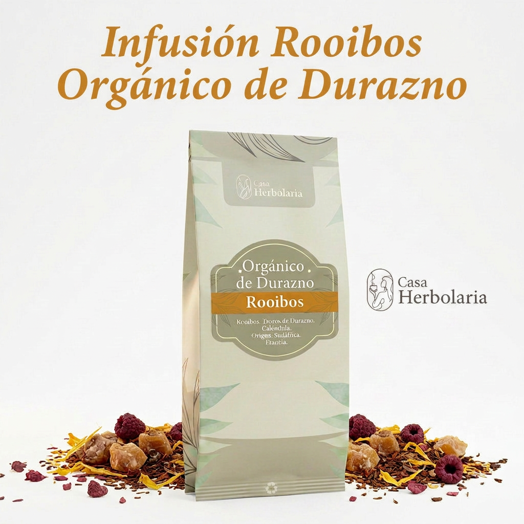 Infusión de Rooibos Orgánico de Durazno