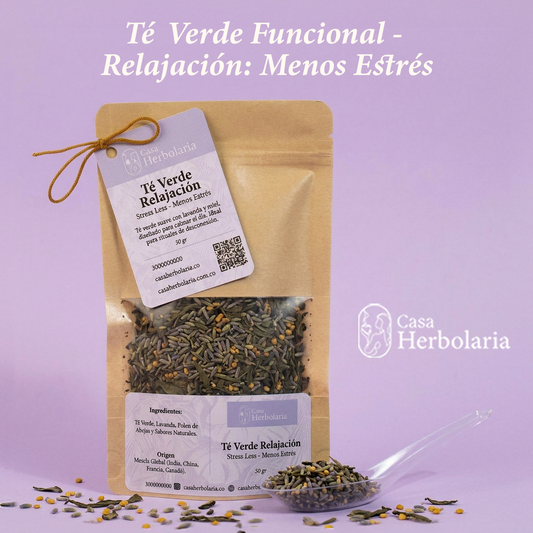 Té  Verde Funcional - Relajación: Menos Estrés