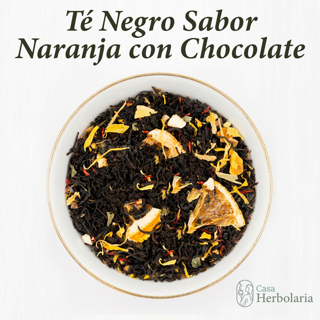 Té Negro Sabor Naranja y Chocolate