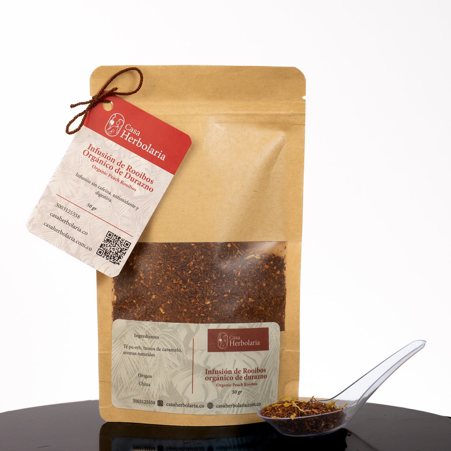 Pack x3 Infusiones de Rooibos - Crema de Caramelo - Vainilla Bourbon Street - Orgánico de durazno