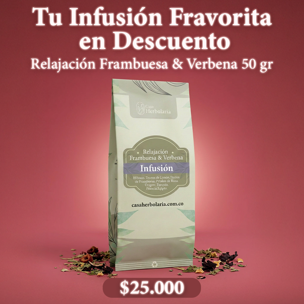 Infusión Relajante de Frambuesa & Verbena