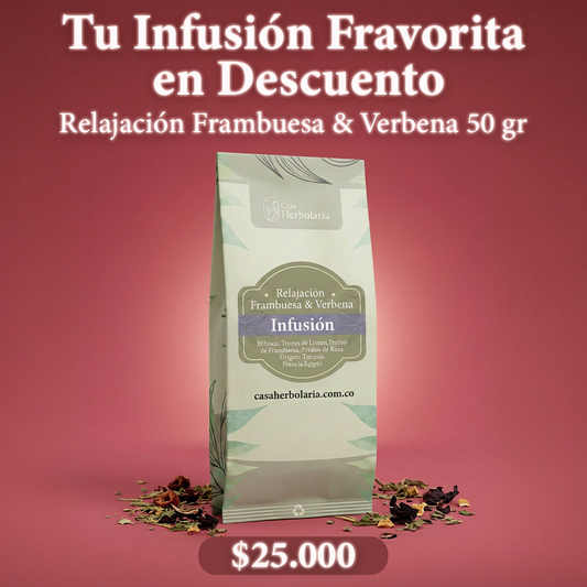 Infusión Relajante de Frambuesa & Verbena