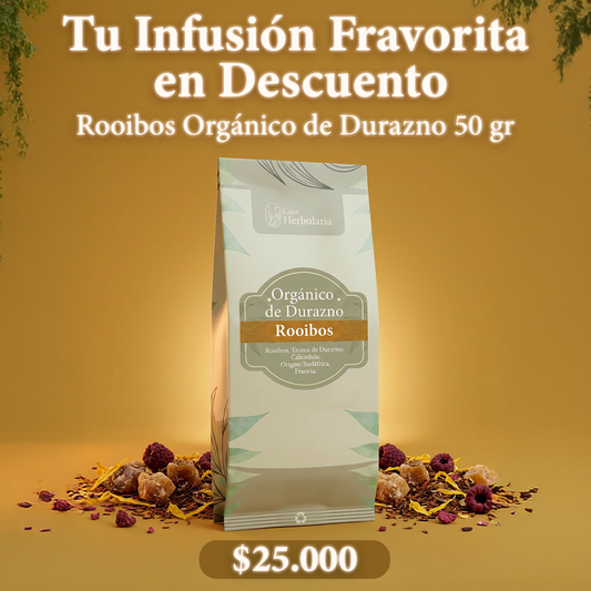 Infusión de Rooibos Orgánico de Durazno