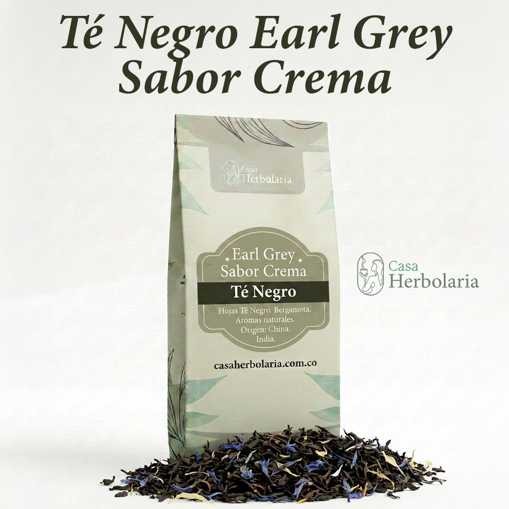 Té Negro Earl Grey Sabor Crema