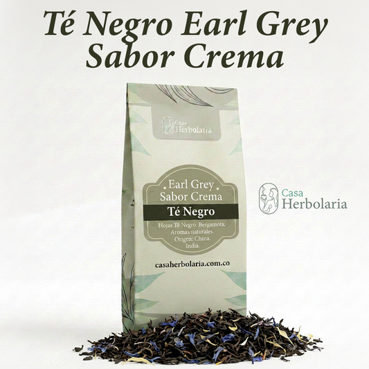 Té Negro Earl Grey Sabor Crema