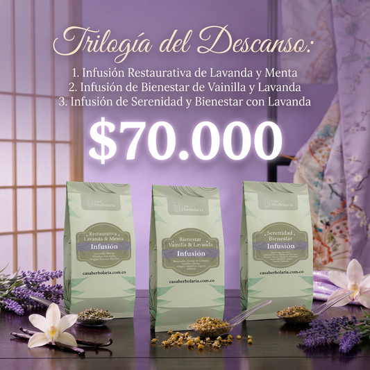 Pack x 3. Infusiones de Lavanda - Trilogía del descanso