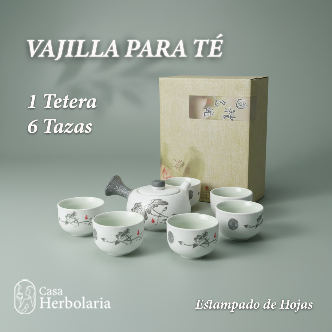Vajilla para Té - 1 Tetera + 6 Tazas